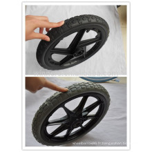 Roue de chariot en plastique de roue de pneu de pneu solide 16x2.125
